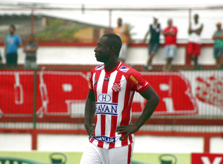 Bruno Luiz pelo Bangu em 2017 (Foto: João Carlos Gomes/Bangu AC)