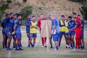 Treino do Sampaio Corrêa (Foto: Jhonatan Jeferson/Sampaio Corrêa FE)