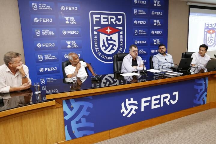 Arbitral da Série A2 em 2024 (Foto: Úrsula Nery/FERJ)